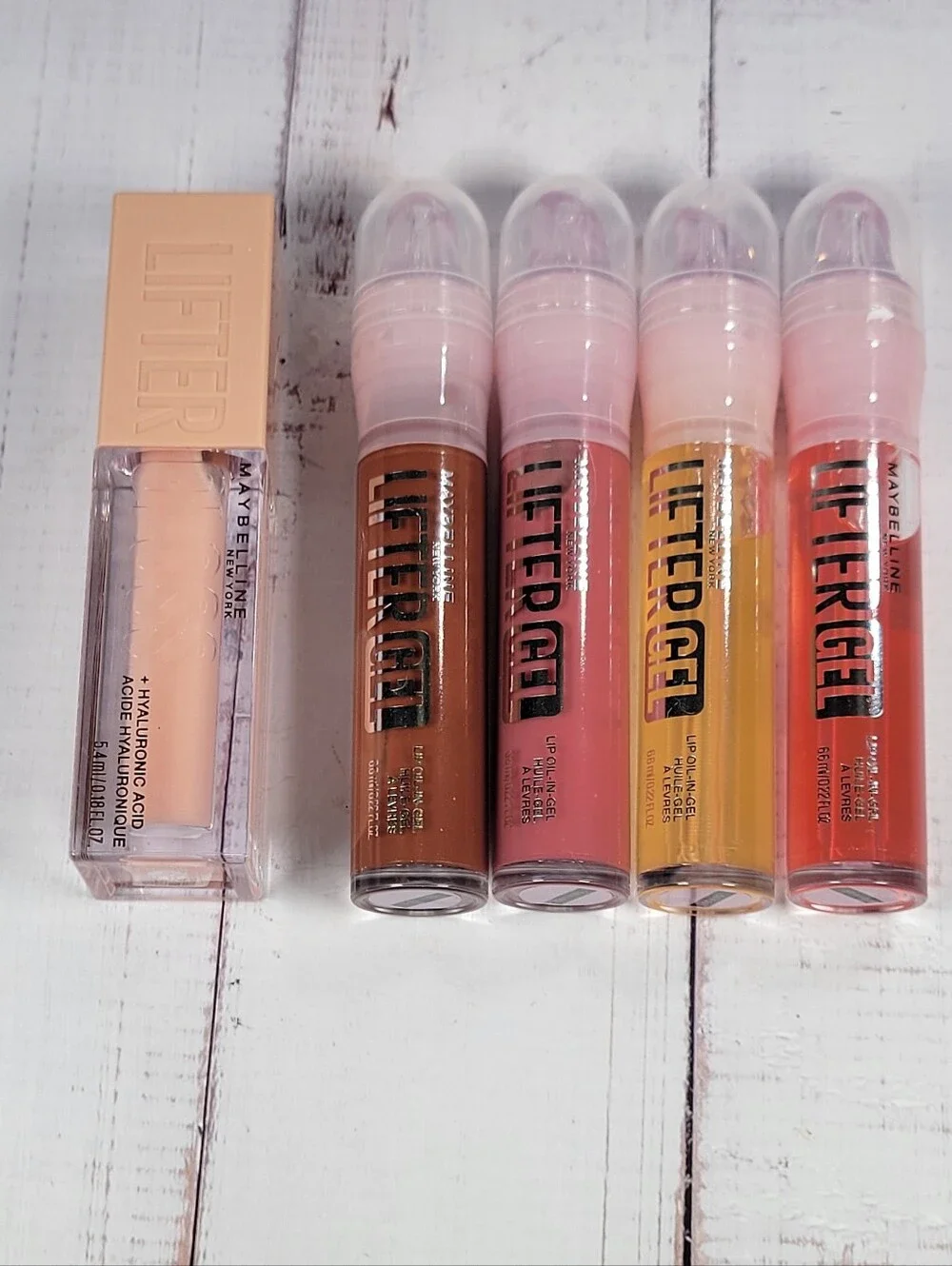 Maybelline Lifter Gel Lip Oil & Lifter Gloss Lip Gloss Bundle NEW!
